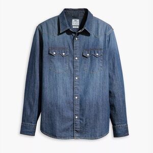 Levi’s denim western pearlsnap shirt